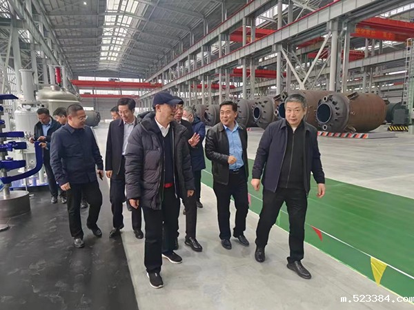 山东省生态环境厅参观太极并对太极公司的环境保护表示认可